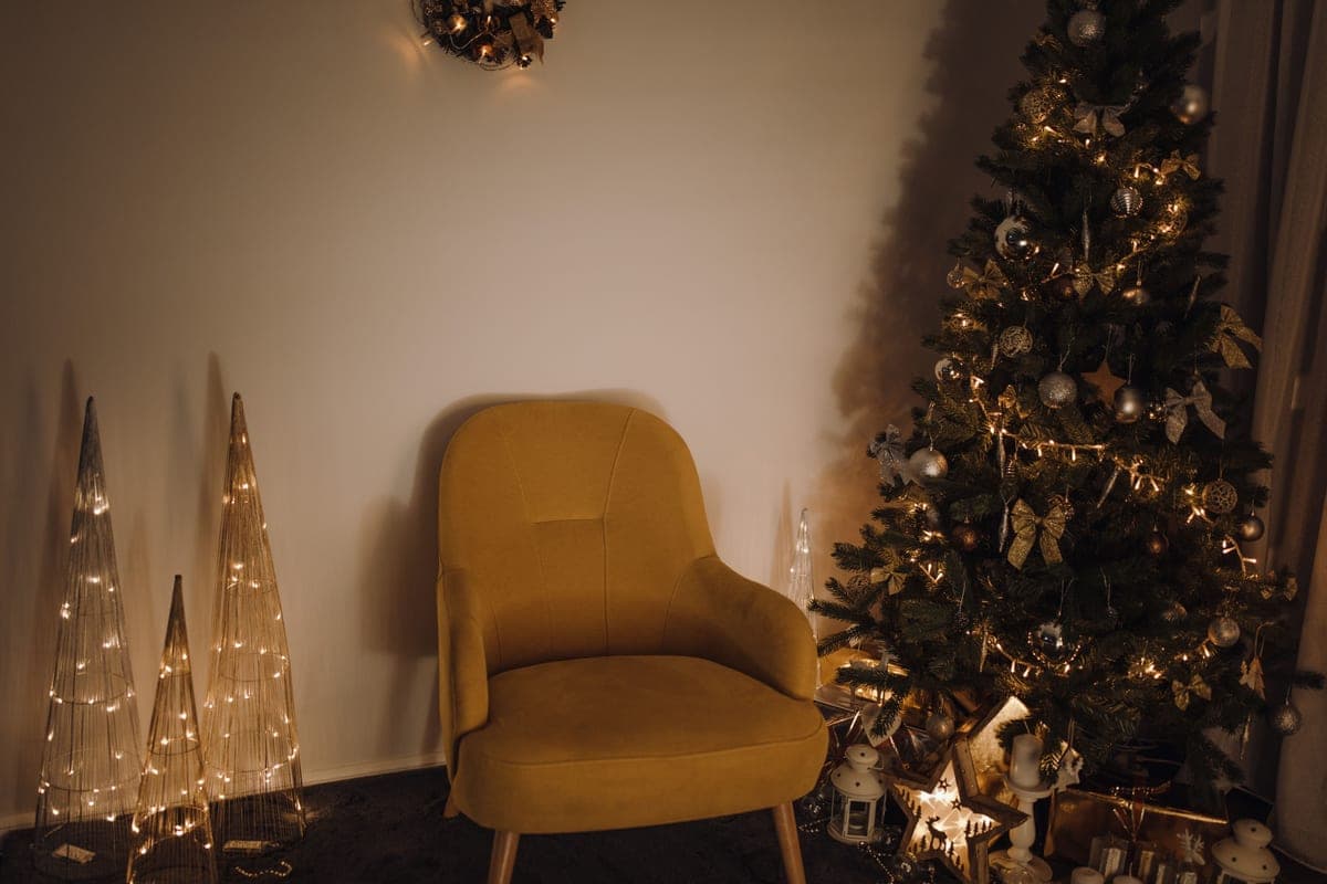 Cozy Christmas home decor with a warm holiday feel