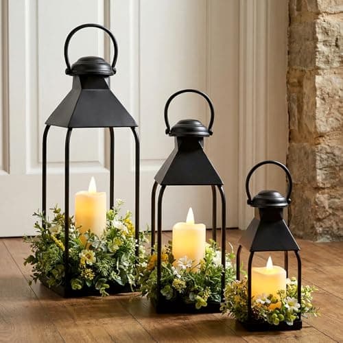 Candles arranged as cozy home decor